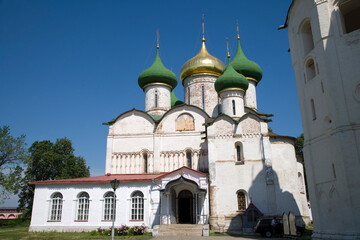 Obraz premium Russia Vladimir region Suzdal Spaso-Efimiev monastery on a cloudy summer day