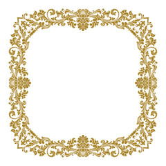 Luxury frame Ornament wedding decoration