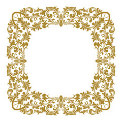 Luxury frame Ornament wedding decoration