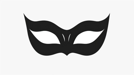 Masquerade vector icon on white background