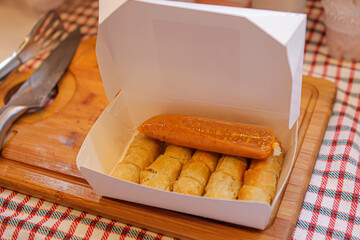 Otak-Otak Lumpia at the ready-to-eat food packaging place