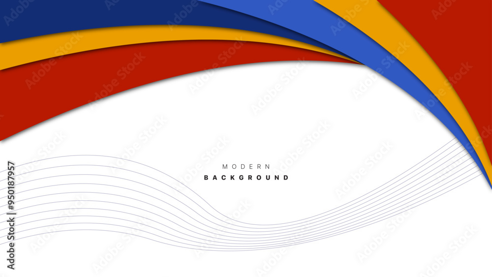 Poster abstract colorful gradient vector background with dynamic curve shapes composition. vector illustrat