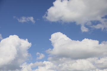 blue sky with clouds