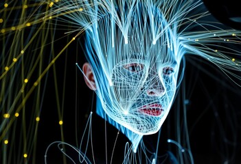 Lumina Loom Glowing thread like strands – inspired by urban in