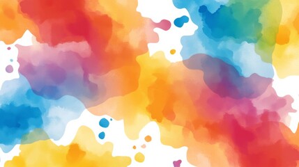 A colorful painting with splatters of paint that creates a sense of movement and energy. The colors are bright and vibrant, and the splatters give the painting a sense of spontaneity and freedom