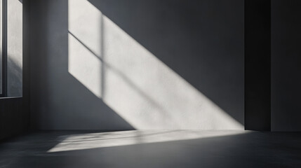 Obraz premium Sunlight in Empty Room.