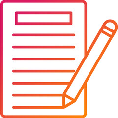 Notes Vector Icon Design