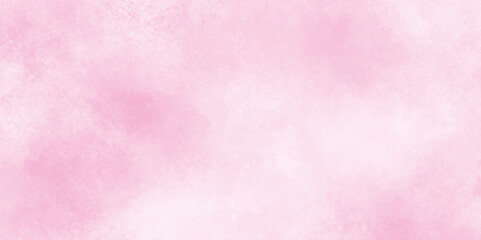brush painted watercolor abstract painting background, fresh and blurry pink cloud sky on art graphics, grunge and stained Pink ink and watercolor textures on white paper background.