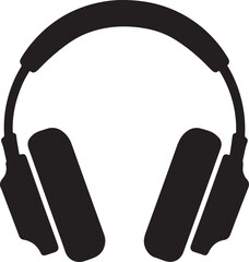 headphones icon on white