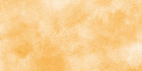 Paint leaks and ombre effects orange or brown watercolor, watercolor background textures with clouds and stains, Old paper texture with stains and scratches, Hand painted abstract cloud texture.