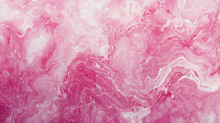 Fototapeta premium Abstract pink marble texture with swirling patterns and soft hues creates calming and elegant background.