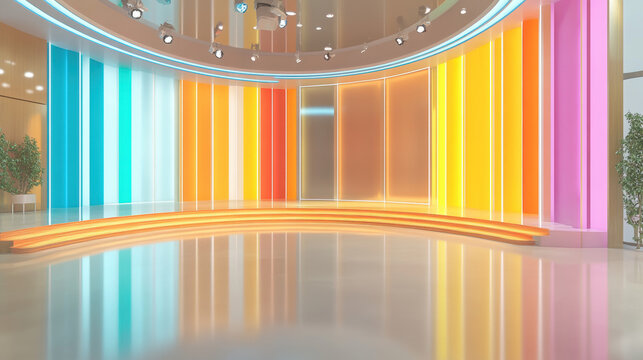 Colorful Studio Set.