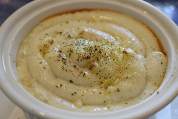 Greek cuisine: eggplant and potato moussaka