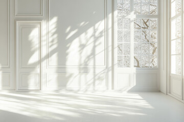 Fototapeta premium White Room Sunlight.