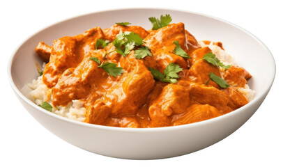 PNG Delicious chicken curry bowl