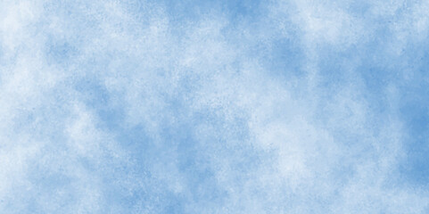 Watercolor stain with hand paint pattern on blue canvas, Abstract beautiful light blue cloudy sky clouds with stains, Creative vintage light sky blue background with various clouds and fogg.