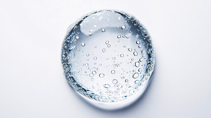 Abstract Glass Sphere with Air Bubbles