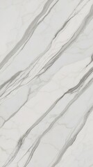 Obraz premium White Marble Stone Texture with Grey Veins, Marble texture background, vertical, phone smartphone wallpaper