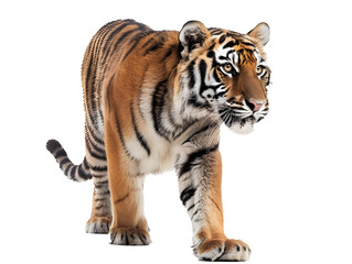 Obraz premium Bengal tiger on transparent background