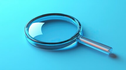 A search bar with a translucent magnifying glass icon that animates upon hover, subtly guiding the user's attention to the search function.