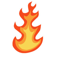 Burning Fire Vector Illustration