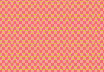 70's Retro Seamless Pattern. 60s and 70s Aesthetic Style.