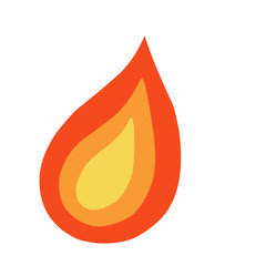 Burning Fire Vector Illustration