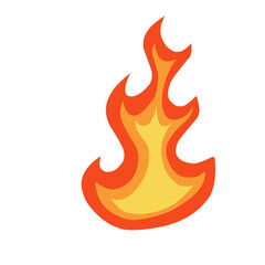 Burning Fire Vector Illustration