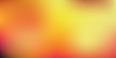 Smooth and blurry colorful gradient mesh background. Modern bright rainbow colors. Easy editable soft colored vector banner template.