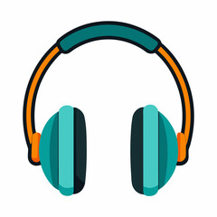 headphone vector illustration