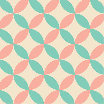 50s Mid Century Modern Seamless Pattern