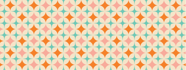 50s Mid Century Modern Seamless Pattern © Marietta
