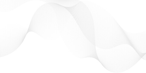 Vector white digital wave modern carve blend stripe line flowing technology white line glowing element moving creative concept science technology crate for thin texture vector background.