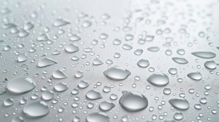 Close up of water droplet background ideal for presentation templates and slide designs