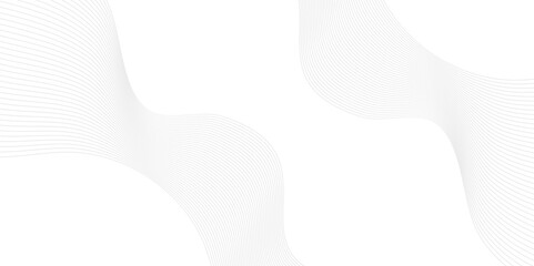 Vector white digital wave modern carve blend stripe line flowing technology white line glowing element moving creative concept science technology crate for thin texture vector background.