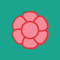 Christmas 70s Retro Modern Vector Floral