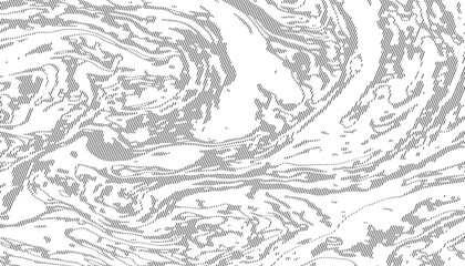 Grunge abstract graphic resource. Black isolated on white background. Vector Format Illustration 