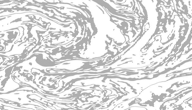 Grunge abstract graphic resource. Black isolated on white background. Vector Format Illustration 
