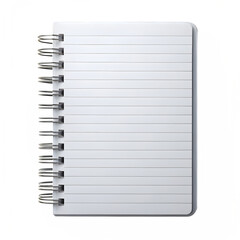 Blank Spiral Notebook on transparent background– High-Quality 