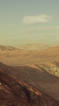 warm colored Sand dunes at sunset