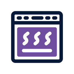 oven icon. vector glyph icon for your website, mobile, presentation, and logo design.