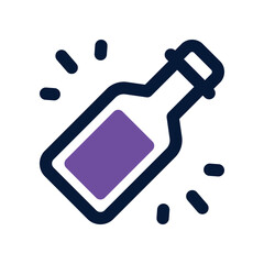 oil bottle icon. vector glyph icon for your website, mobile, presentation, and logo design.