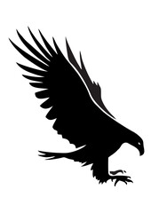 eagle silhouette vector