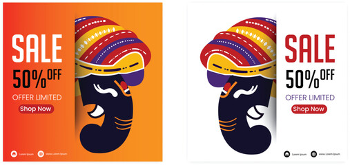 Obraz premium Ganesh Chaturthi, Vinayaka Chaturthi, God Ganesh