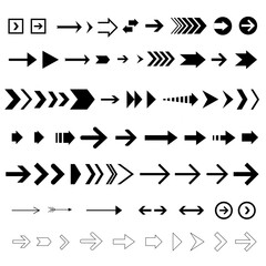 Vector Bundle various arrow directions arrows collection