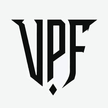 VPF Minimalist and letter mark and branding logo design with a leaf. And your best choice.
