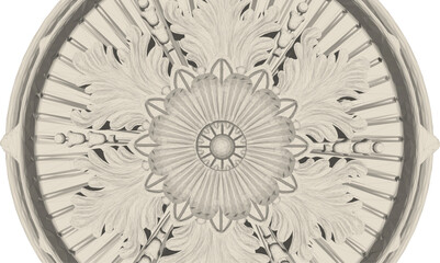 Vector sketch illustration of floral ornament design background pattern classic vintage ethnic traditional 