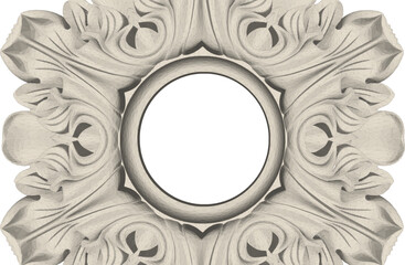 Vector sketch illustration of floral ornament design background pattern classic vintage ethnic traditional