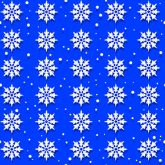 Seamless background with Christmas ornament. Christmas and New Year texture, repeating design for decoration.