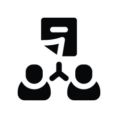 data collection icon. vector glyph icon for your website, mobile, presentation, and logo design.